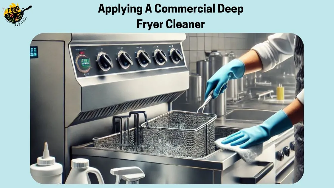 Applying A Commercial Deep Fryer Cleaner