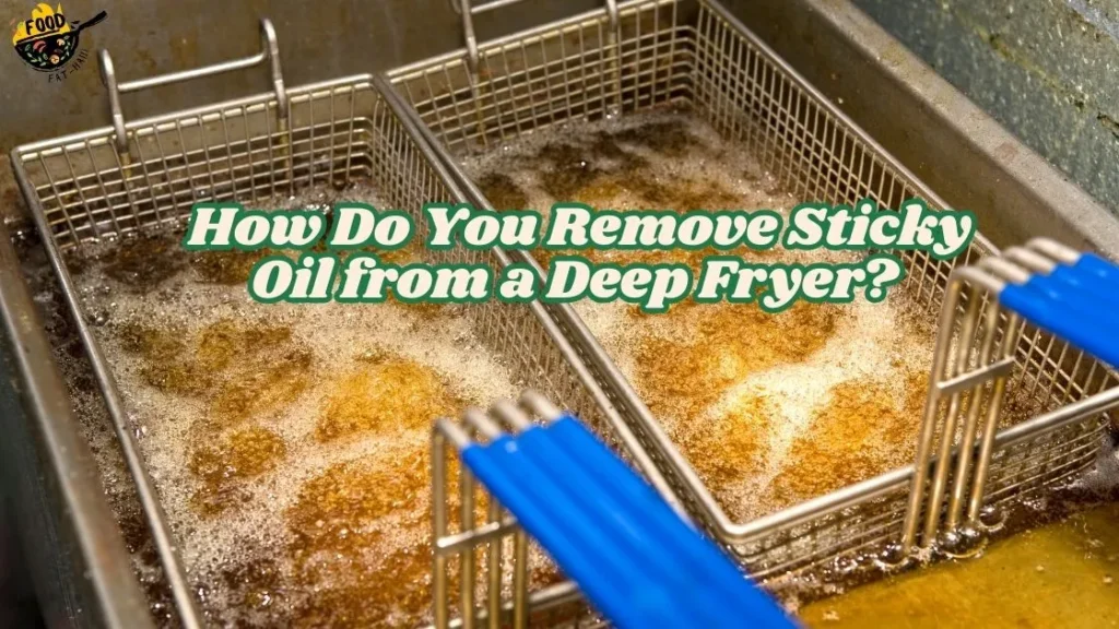 How Do You Remove Sticky Oil from a Deep Fryer