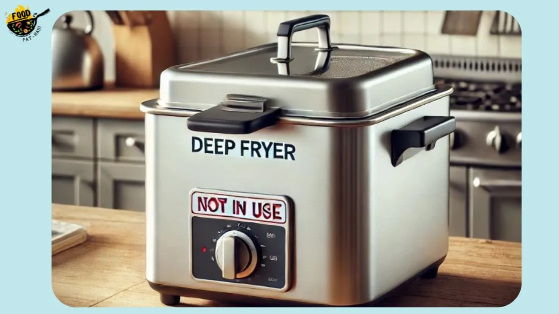 Use A Cover Or Lid To Protect The Deep Fryer When Not In Use