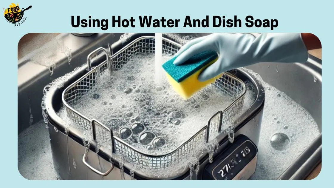 Using Hot Water And Dish Soap